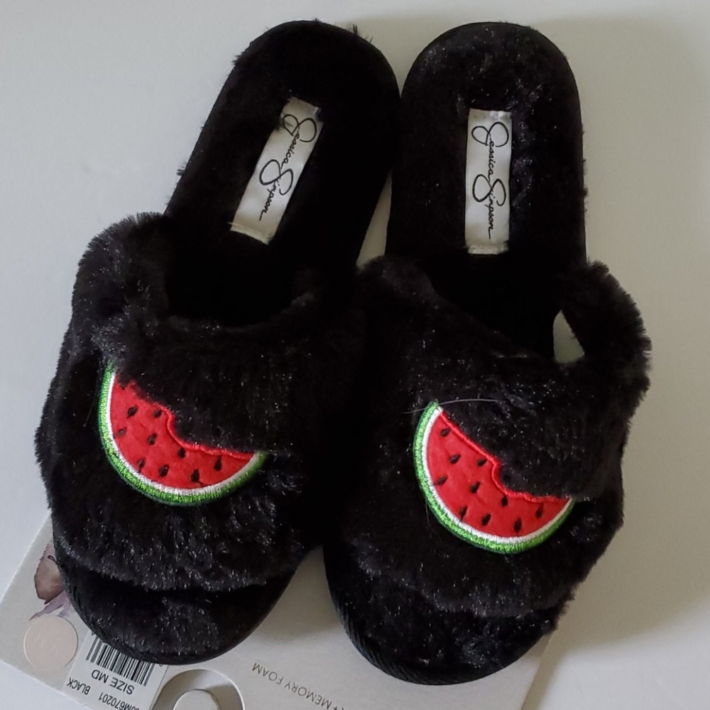 🆕️ Jessica Simpson Plush Slip-on Slippers - Picture 2 of 9